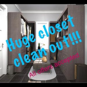 Closet clearance!!!! Make me offers!